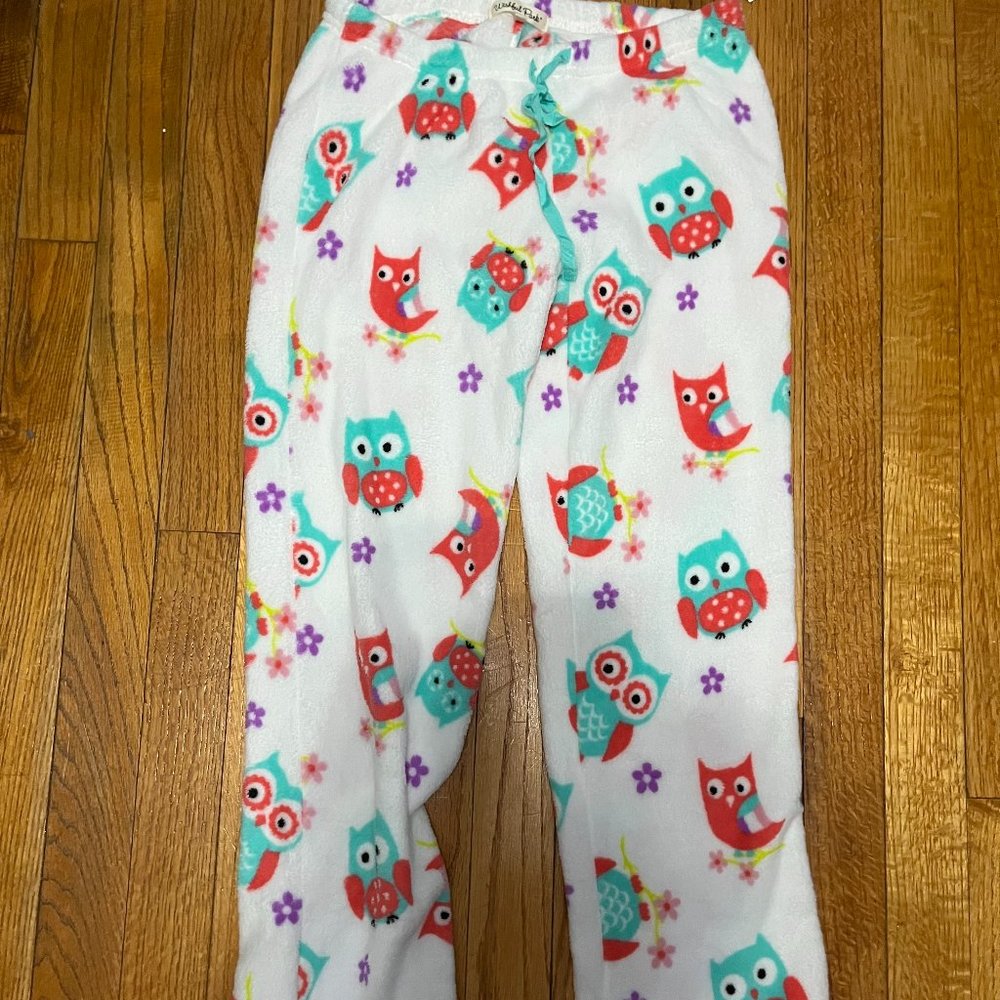 Plush Owl Pajama Pants